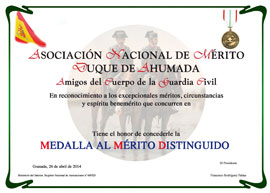 Medalla al Mrito Distinguido