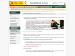 Web de la Guardia Civil